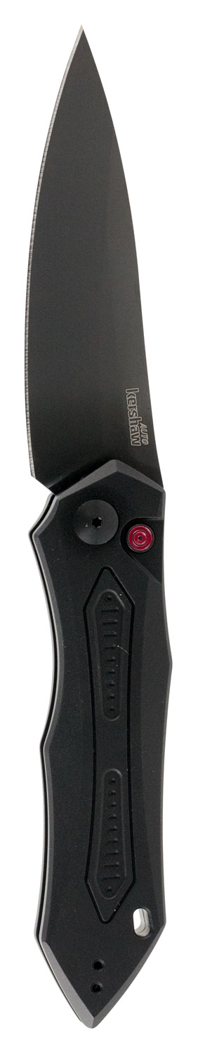 Kershaw 7800BLK Launch 6 3.75" Folding Drop Point Plain Black DLC CPM 154 SS Blade Black Anodized Aluminum Handle Includes Pocket Clip