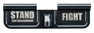 Phase 5 Weapon Systems EPCSTAND Ejection Port Door  AR-15 Black Parkerized Steel 3.10" Engraved "Stand & Fight"