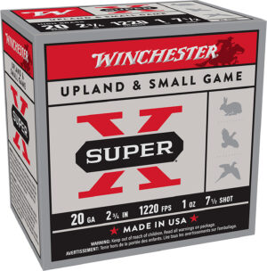 Winchester Ammo X207 Super X Heavy Game Load High Brass 20Gauge 2.75" 1oz 7.5Shot 25 Per Box/10 Case