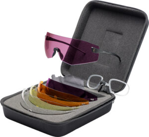 BROWNING COMP SERIES SHOOTING - GLASSES W/5 LENSES & CASE