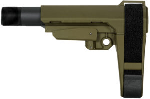 SB Tactical SBA3X04SB SBA3 X Synthetic OD Green 5-Position Adjustable for AR-Platform (Tube Not Included)