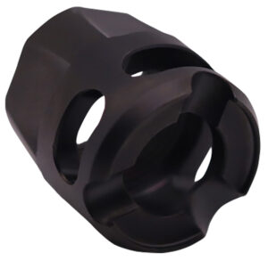 True Precision Inc TPYMICROBC Micro Compensator Y-Type Black DLC 416R Stainless Steel 1/2"x28 Threads 9mm/380 ACP