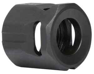 Strike Industries MCCIRCLE Micro Threaded Compensator Black Steel 1/2"x28 Threads 0.64" OAL Compatible w/ 9mm/357 SIG