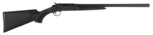 Stevens 22559 301  Compact 20 Gauge Break Open 3" 1rd 22" Matte Black Single Shot Barrel, Matte Black Carbon Steel Receiver, Fixed Matte Black Synthetic Stock, Ambidextrous