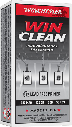 Winchester Ammo WC3571 Super X  357Mag 125gr Winclean Brass Enclosed Base 50 Per Box/10 Case