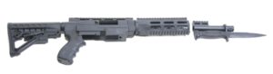 ProMag ARCHANGEL AA556R adjustable six-position stock - Black with Bayonet