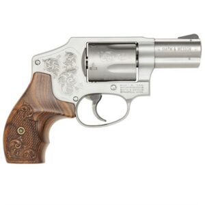 MODEL 640 ENGRAVED 357 MAGNUM 2.125'' BBL 5 ROUND SS/WOOD