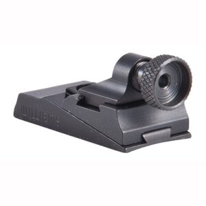 REMINGTON 700 ADJ PEEP WGRS RECEIVER REAR SIGHT BLACK
